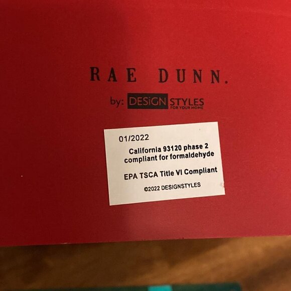 Rae Dunn "RED, WHITE AND FOOD" GNOME - Picture 5 of 6